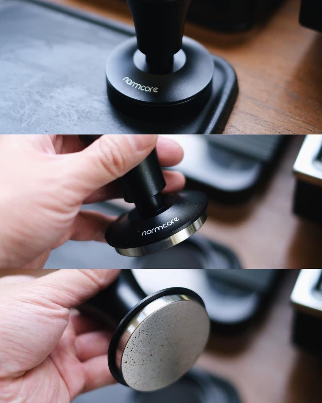 Normcore V4 spring-loaded mechanism delivers smooth, repeatable pressure.