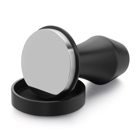 Normcore V4 stand keeps the tamper ready on the counter.