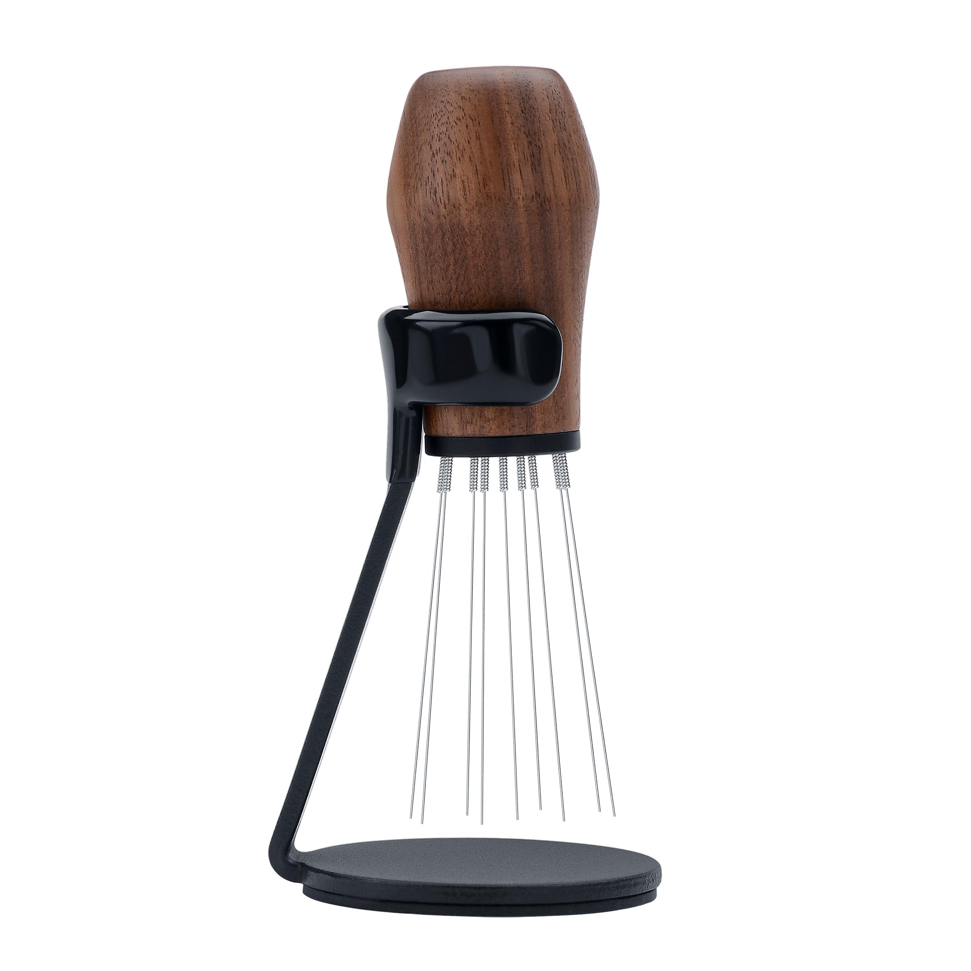 American walnut handle detail on Normcore WDT for comfortable grip
