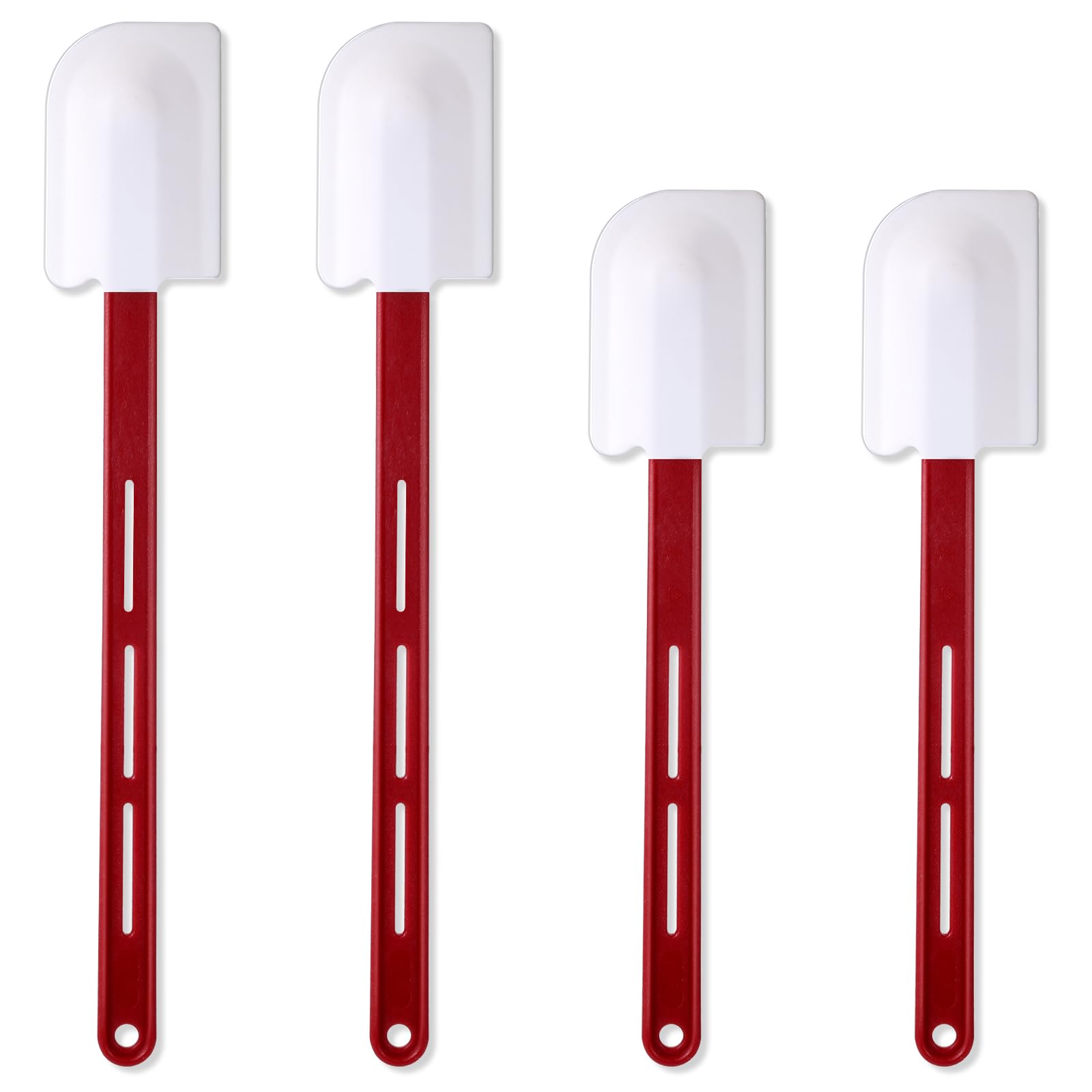 Norme 14-inch high-temp silicone spatula, flexible head for easy scraping and stirring.