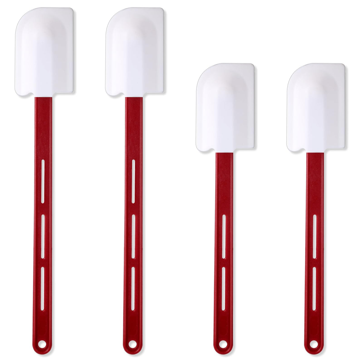Norme 14-inch high-temp silicone spatula, flexible head for easy scraping and stirring.