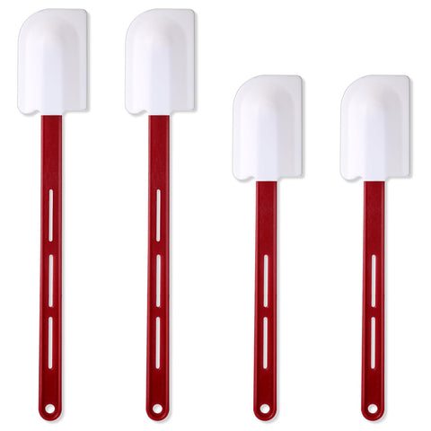 Norme 14-inch high-temp silicone spatula, flexible head for easy scraping and stirring.
