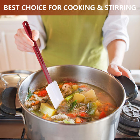 Norme spatula set ideal for mixing, scraping, and folding in bowls and pans.