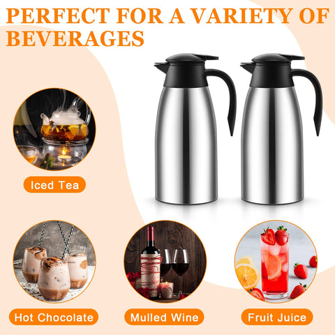 Norme carafe on a counter with nonslip silicone base for stability.