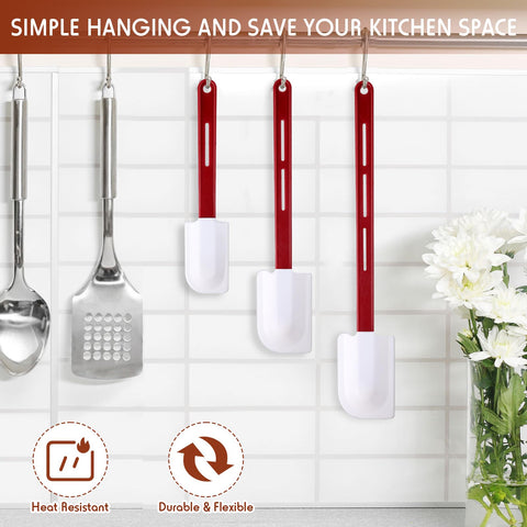 Norme 14-inch silicone spatula with flexible design for bowls and pans
