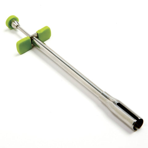 Norpro olive stuffer with comfort grips for easy, mess-free cheese-filled olives.
