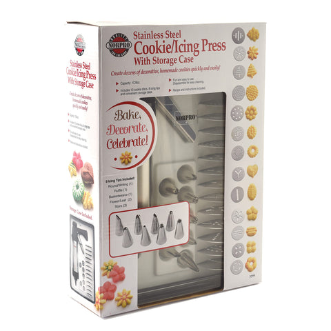 Norpro 3299 with icing tips for versatile decorations.