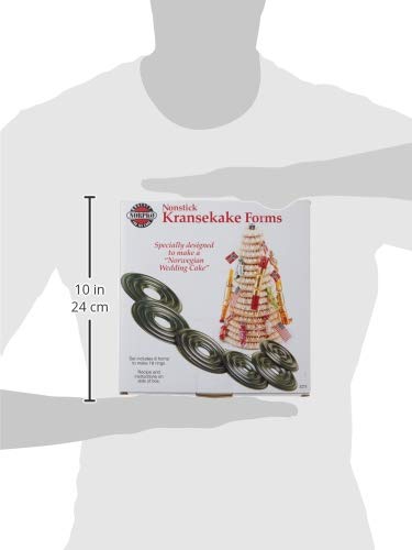 Norpro durable ring set design supports repeated baking for celebrations.