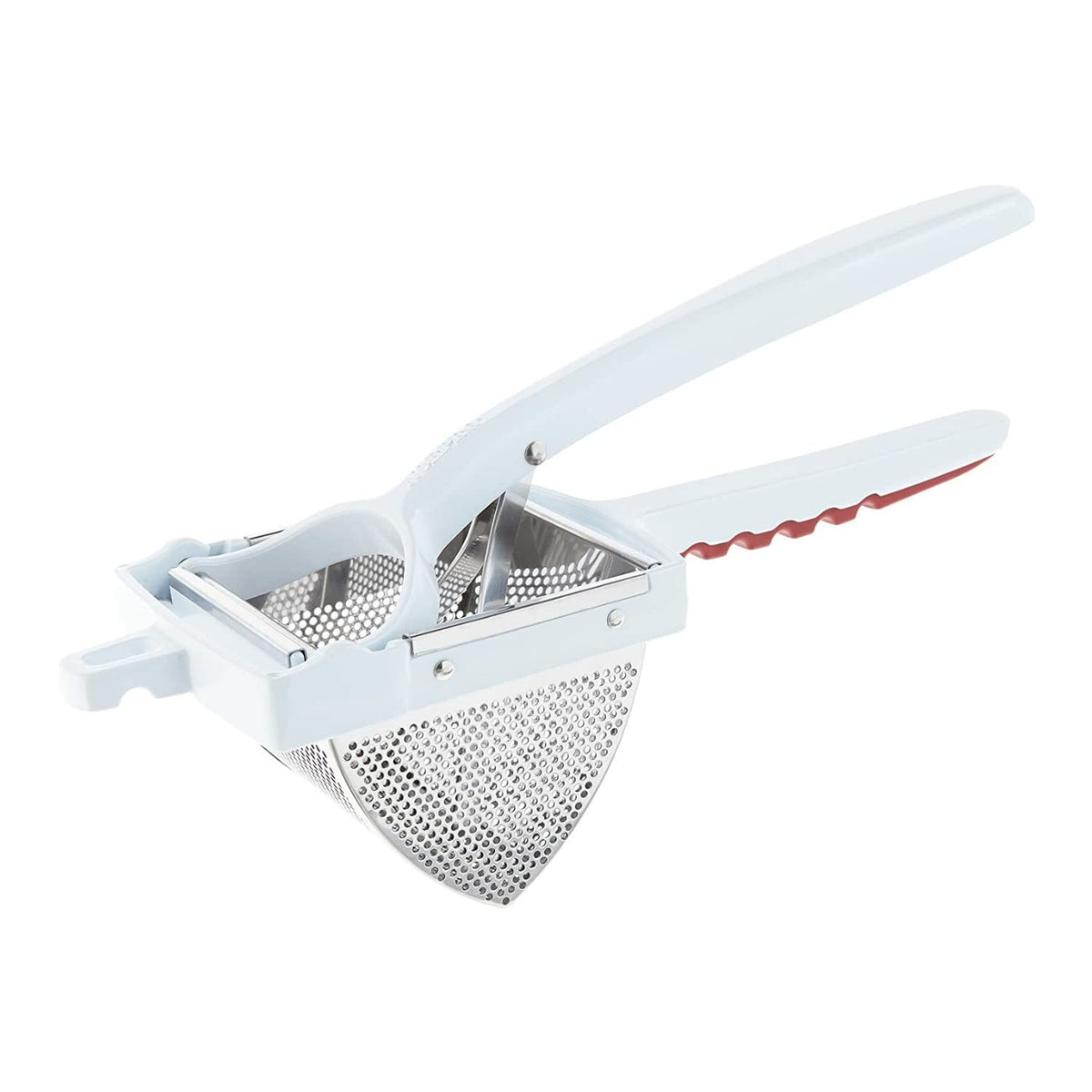 Norpro Deluxe Jumbo Potato Ricer with large hopper for smooth mashed potatoes.