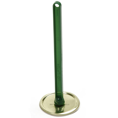 Norpro extra wide mouth funnel guides food into jars neatly.