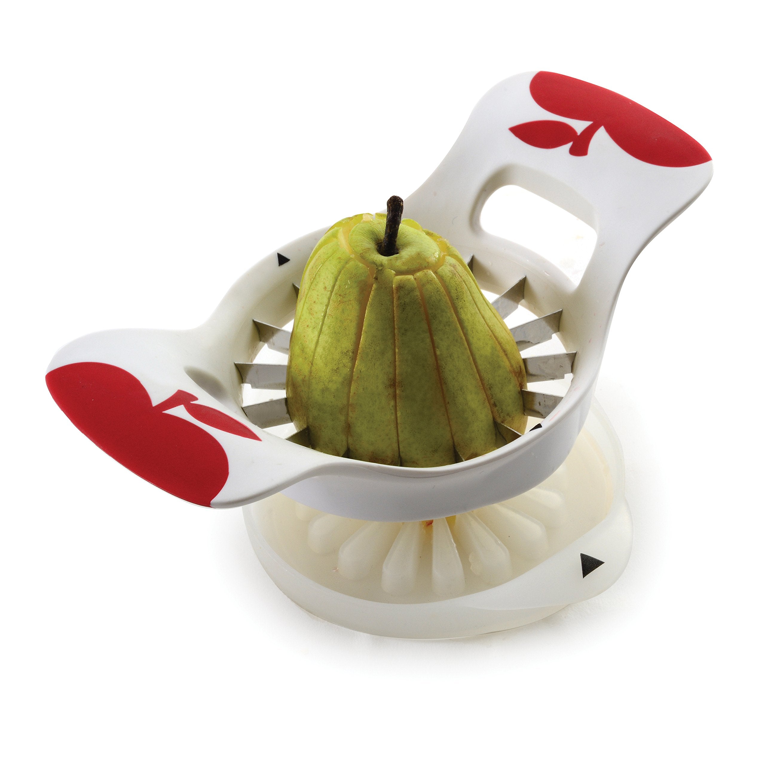 Norpro Grip-Ez 8x5.75x2.5 inch footprint saves space on the counter.