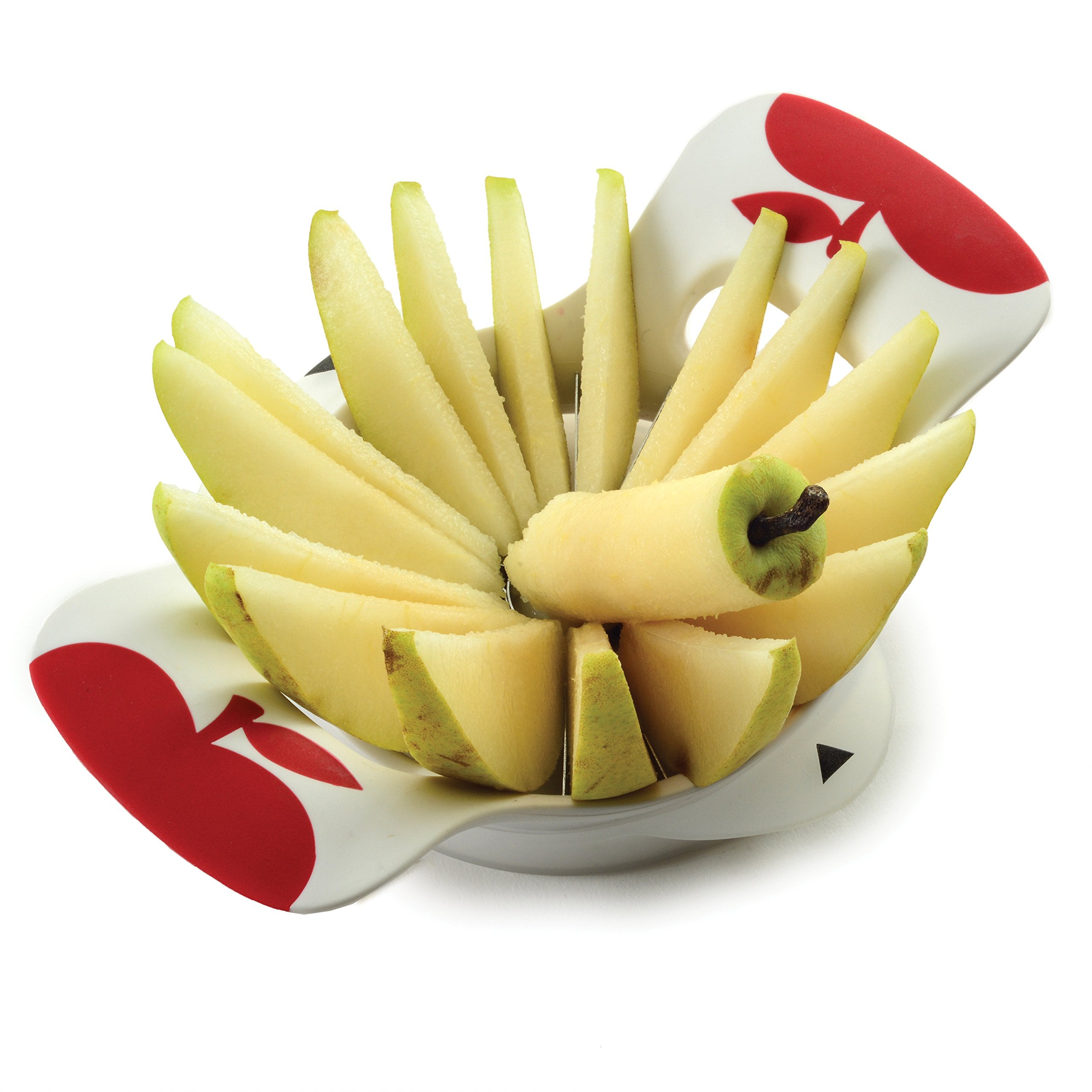 Norpro Grip-Ez includes clear instructions for centering and slicing.