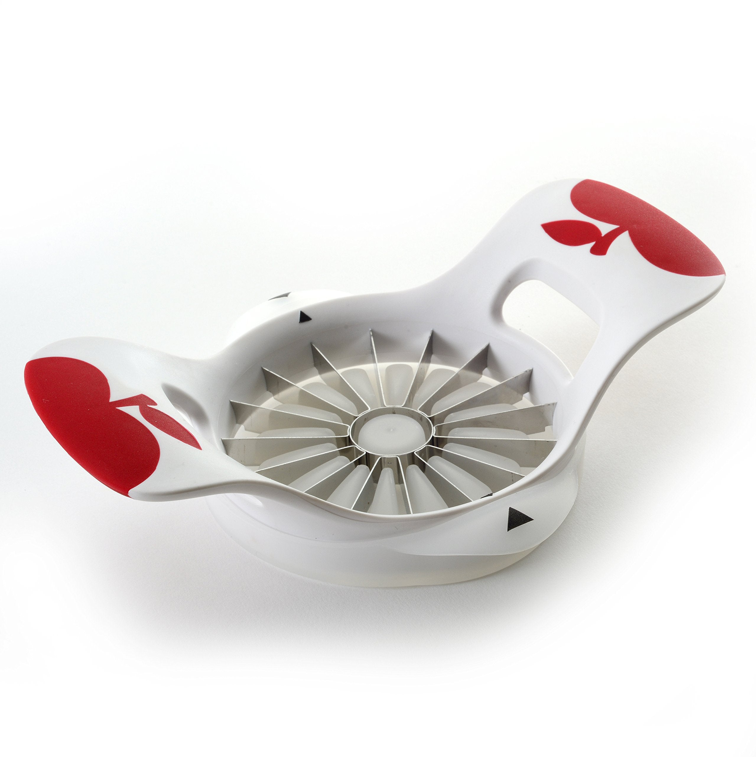 Norpro Grip-Ez Wedger stainless blades deliver clean cuts and durability.