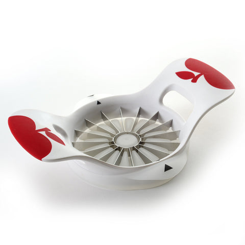 Norpro Grip-Ez Wedger stainless blades deliver clean cuts and durability.