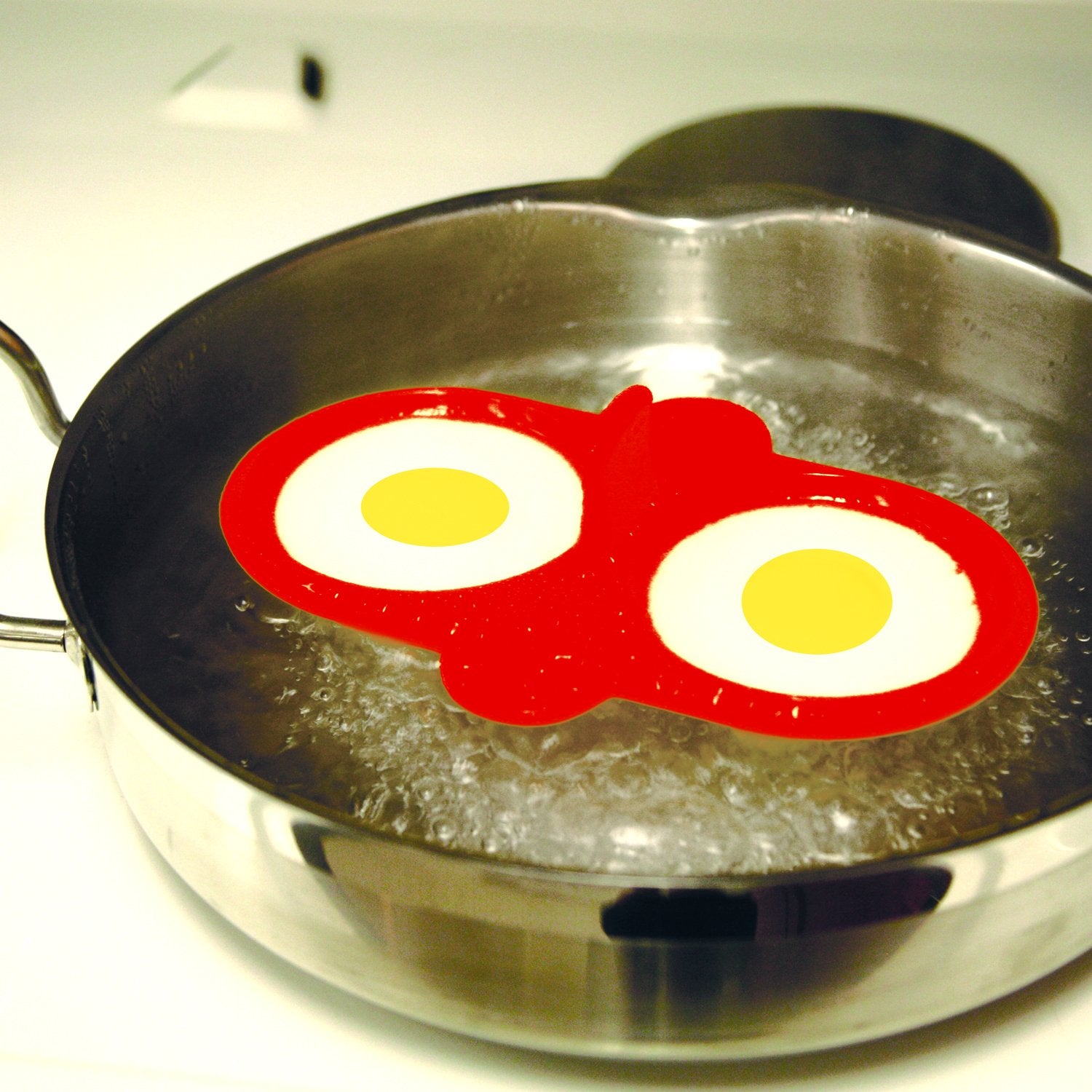 Norpro silicone heat-resistant up to 450°F, durable tool for poaching eggs.