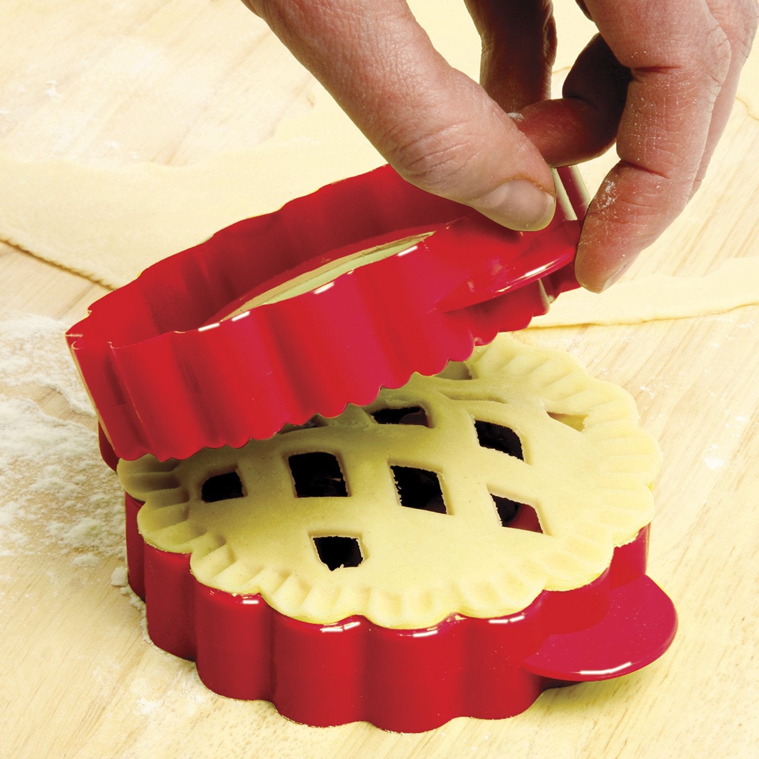 Norpro recipe booklet included for mini pie ideas
