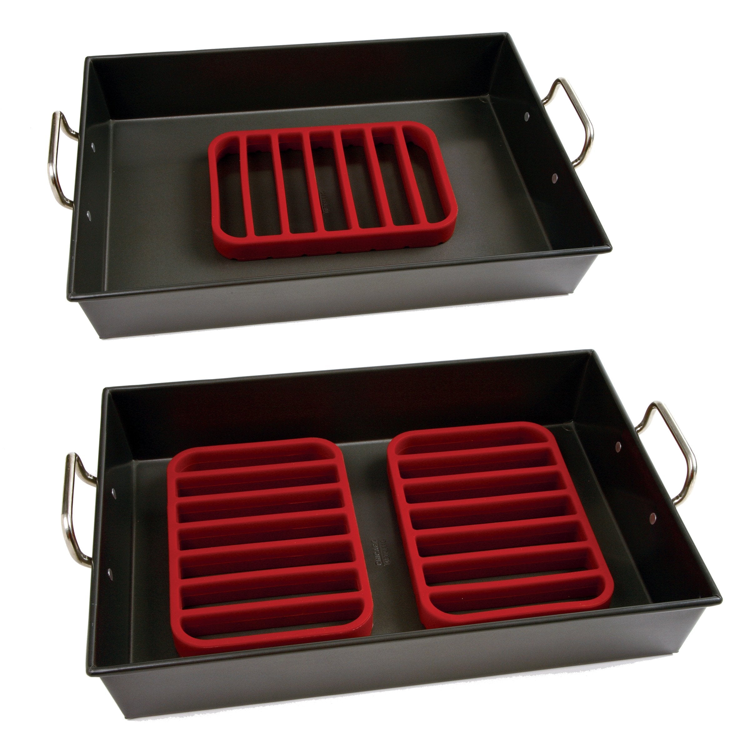 Norpro silicone roasting rack promotes even browning on foods