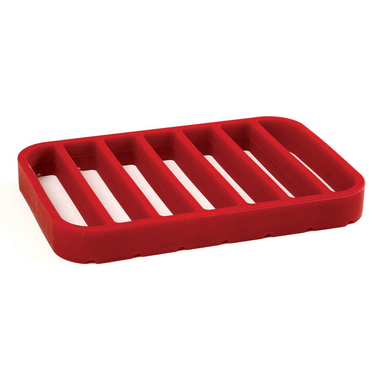 Norpro rectangle silicone roasting rack top view promotes airflow for even browning