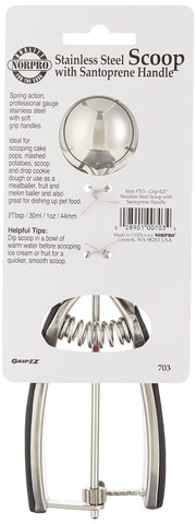 Great for quick cookie dough portions and uniform cake pops.