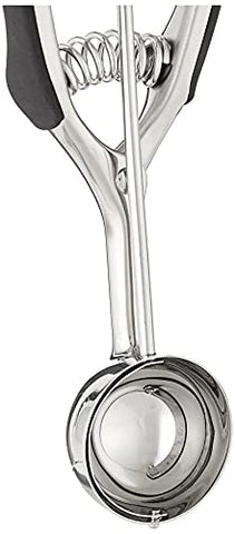Durable Norpro scoop ideal for meatball shaping and dish portions.