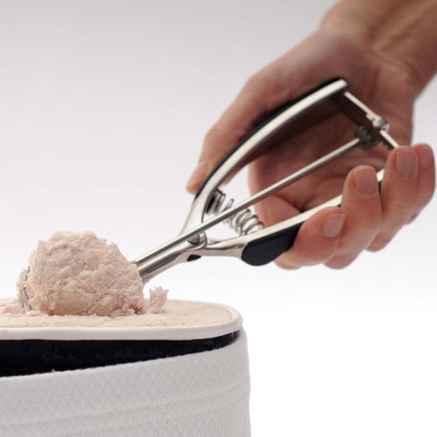 Norpro scoop with Santoprene handle for cookie dough portions and even sizing