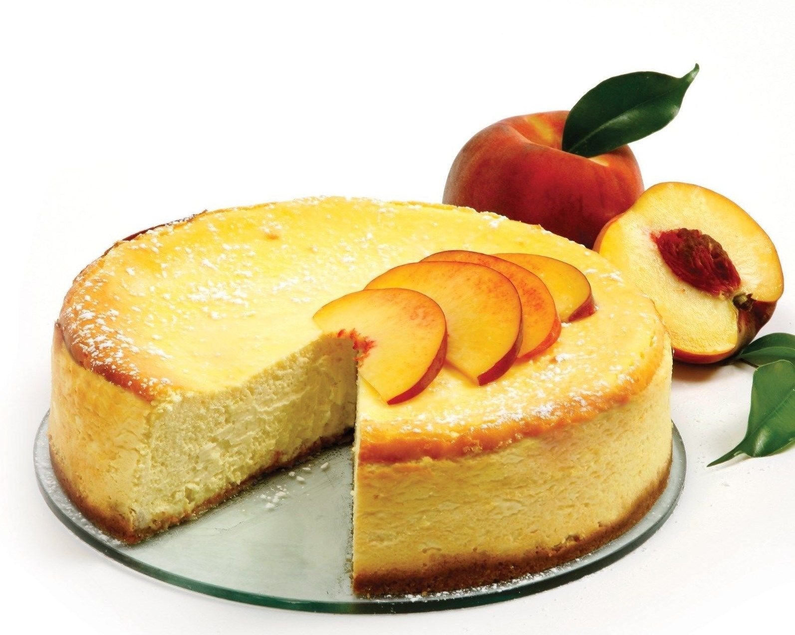 Norpro pan on glass base in a serving-ready dessert scene highlighting bake-and-serve versatility