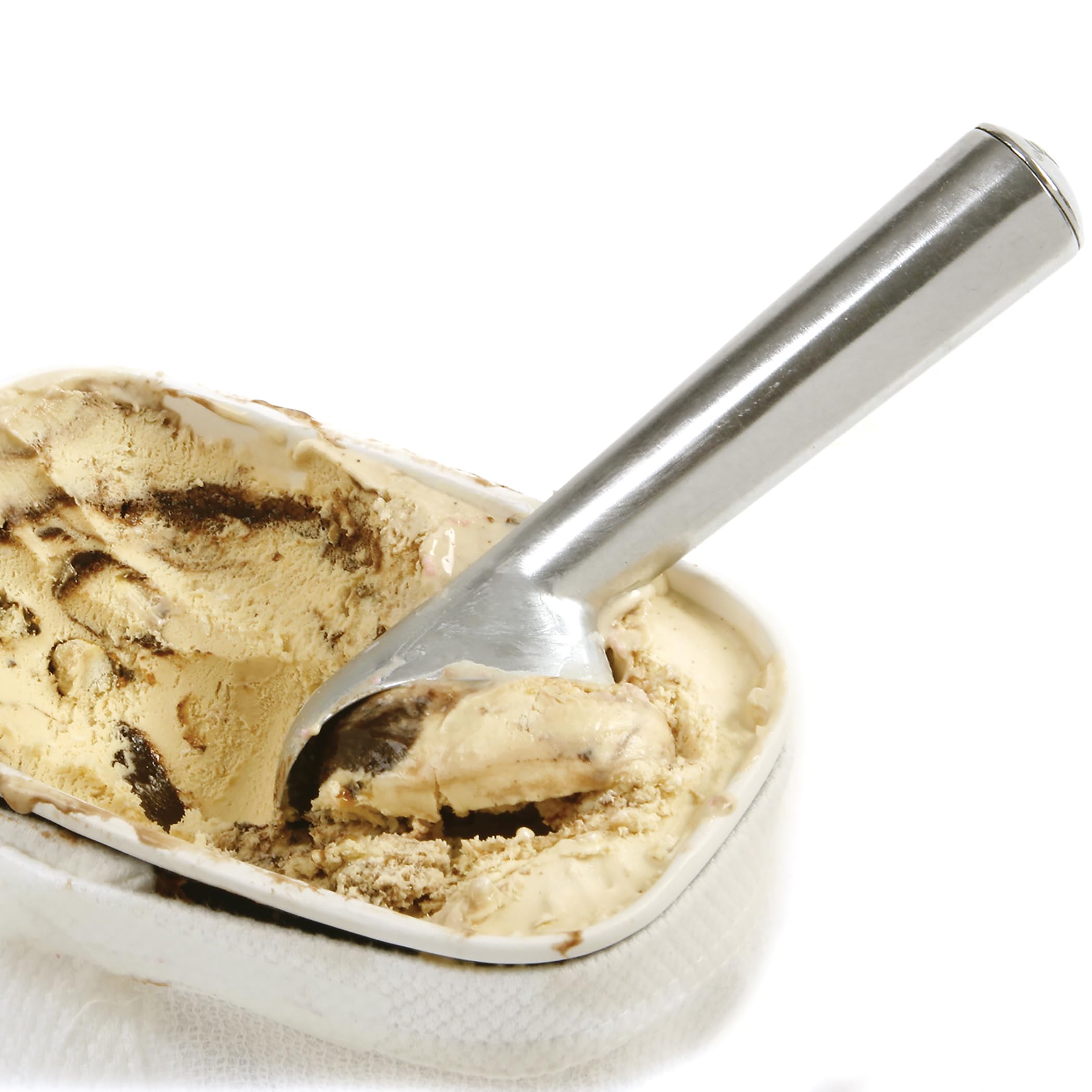 Norpro scoop with defrosting-handle eases scooping of frozen desserts