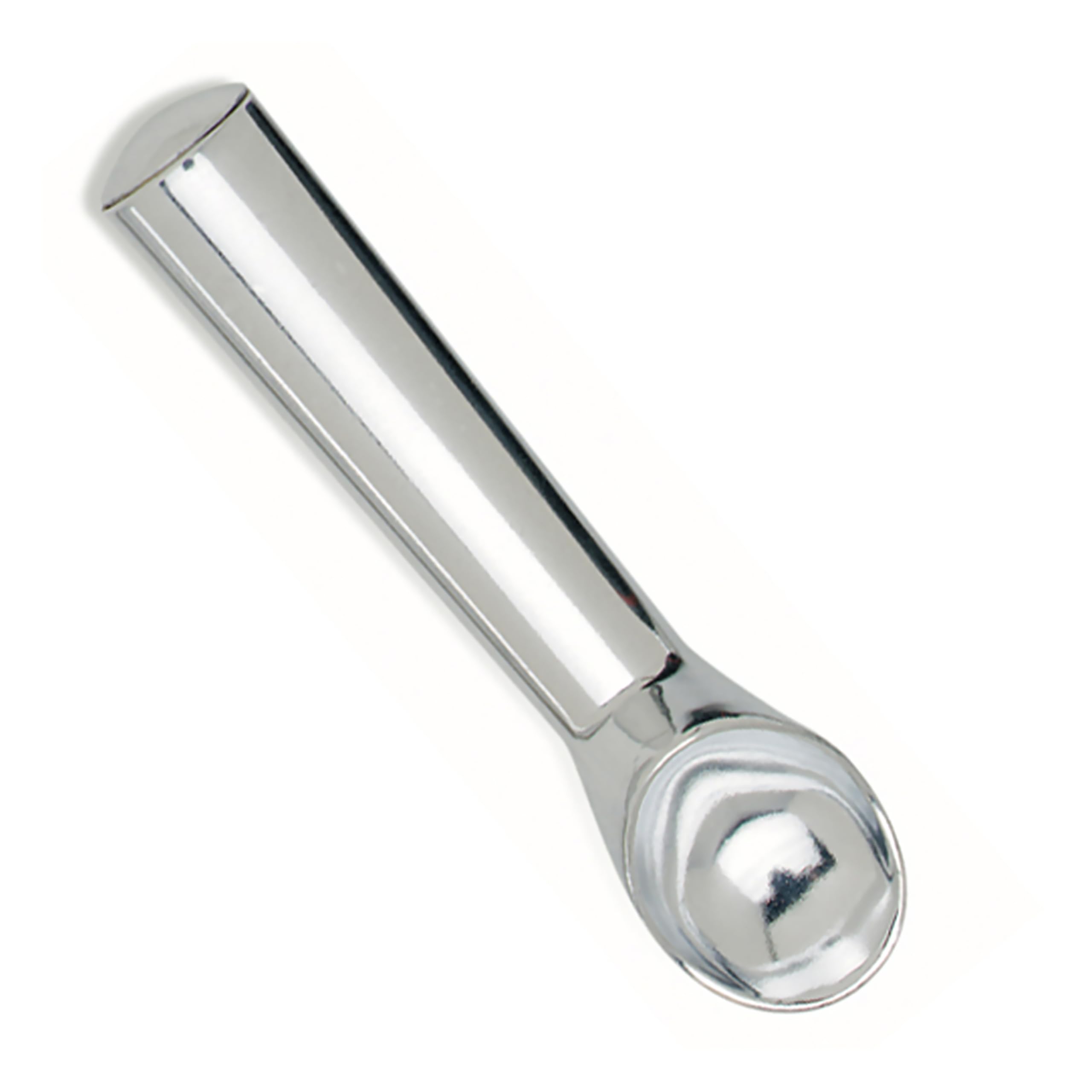 Norpro 7-inch scoop in action gliding through ice cream