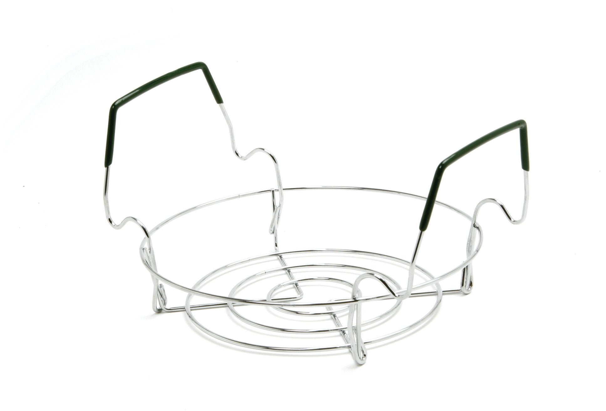 Norpro small canning rack in stock pot elevates jars for even heat