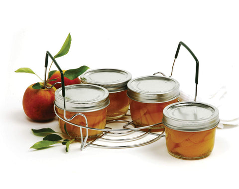 Norpro small canning rack packaging illustrating compact storage after use