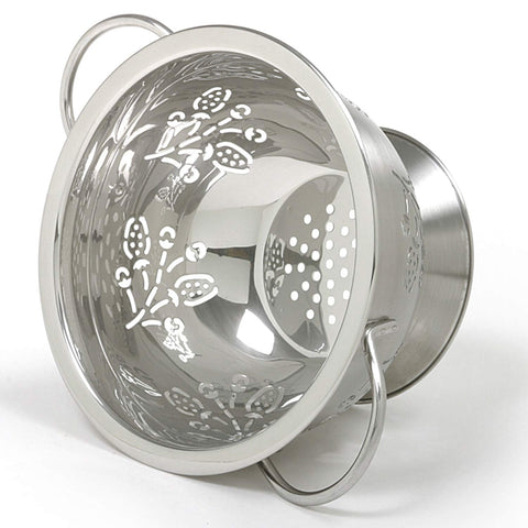 Norpro stainless steel 1.5-qt colander for draining produce after washing.