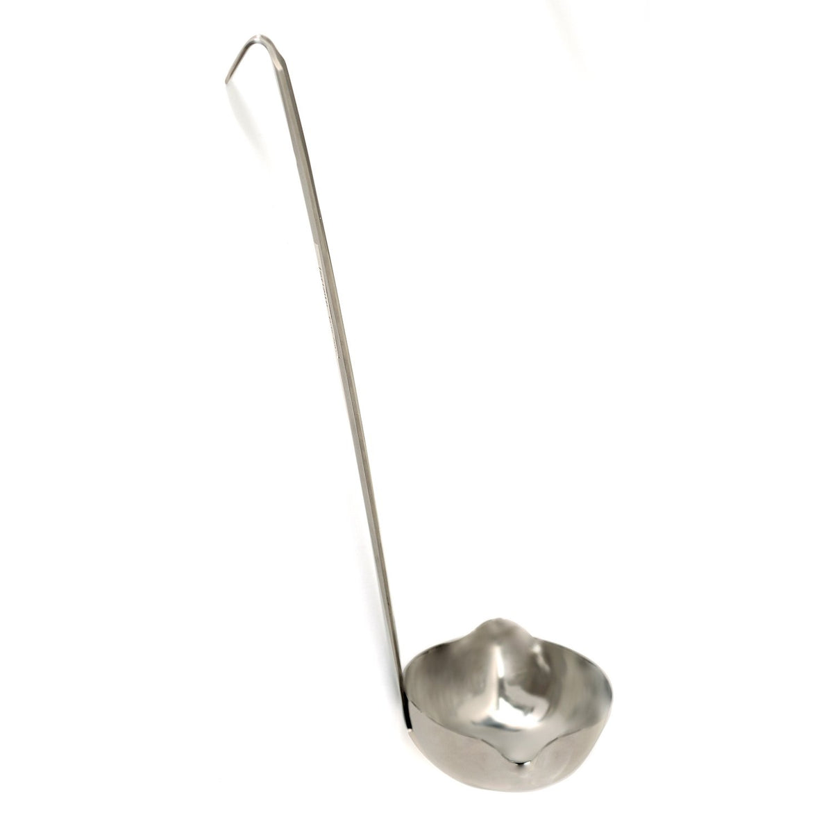 Norpro stainless steel canning ladle with 7 oz capacity for precise pouring.