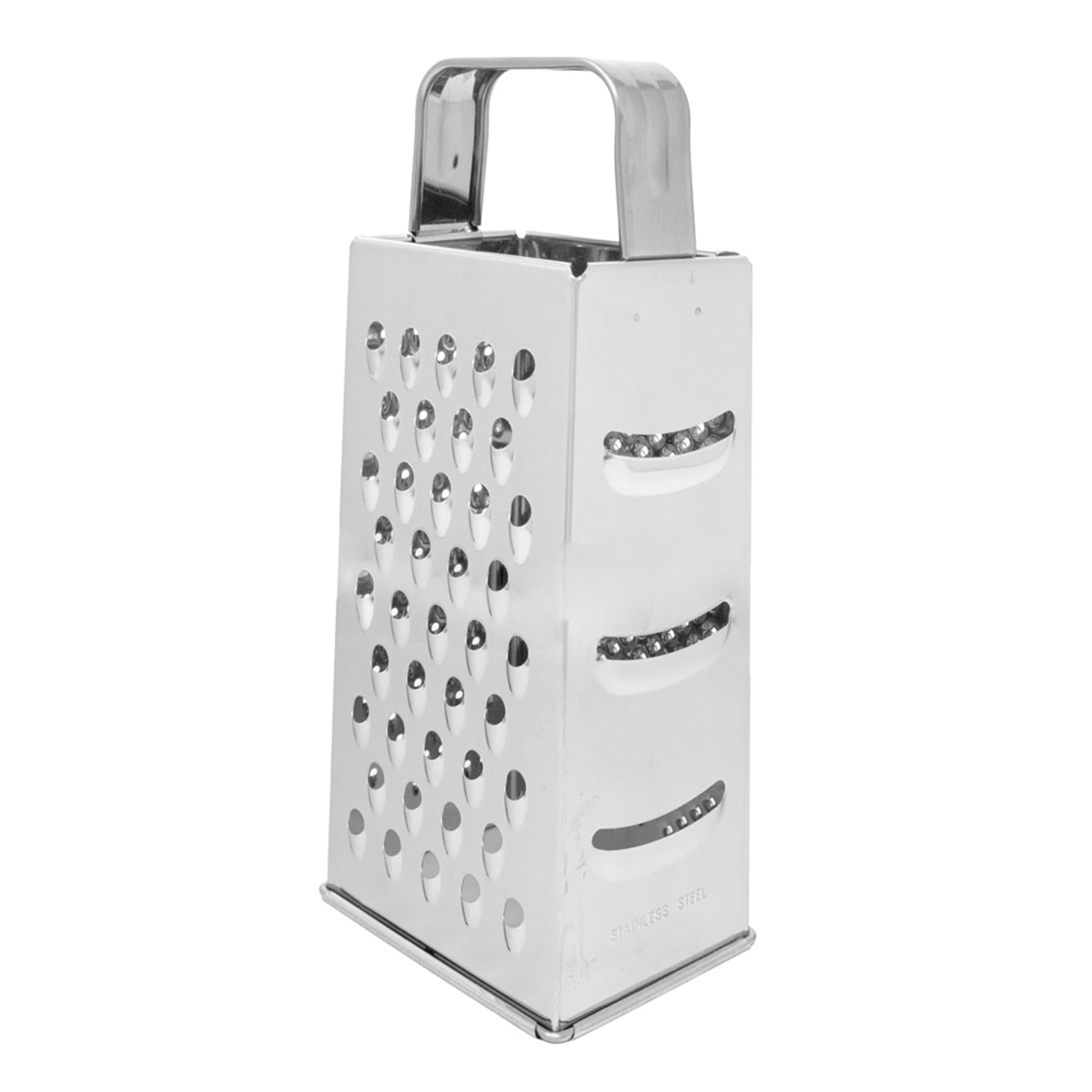 Norpro grater shredding hard cheese for topping and recipes.