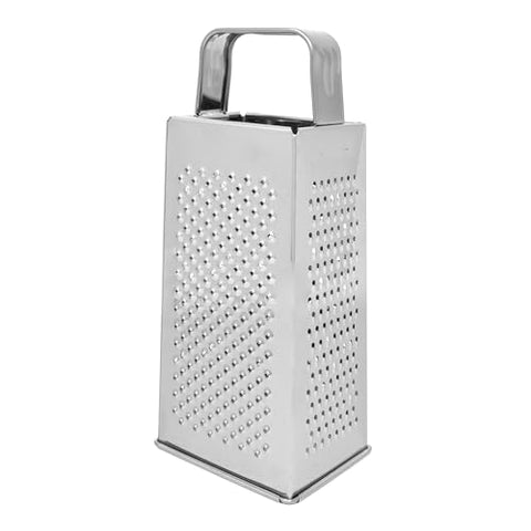 Norpro four-sided grater in action as slicer for vegetables.