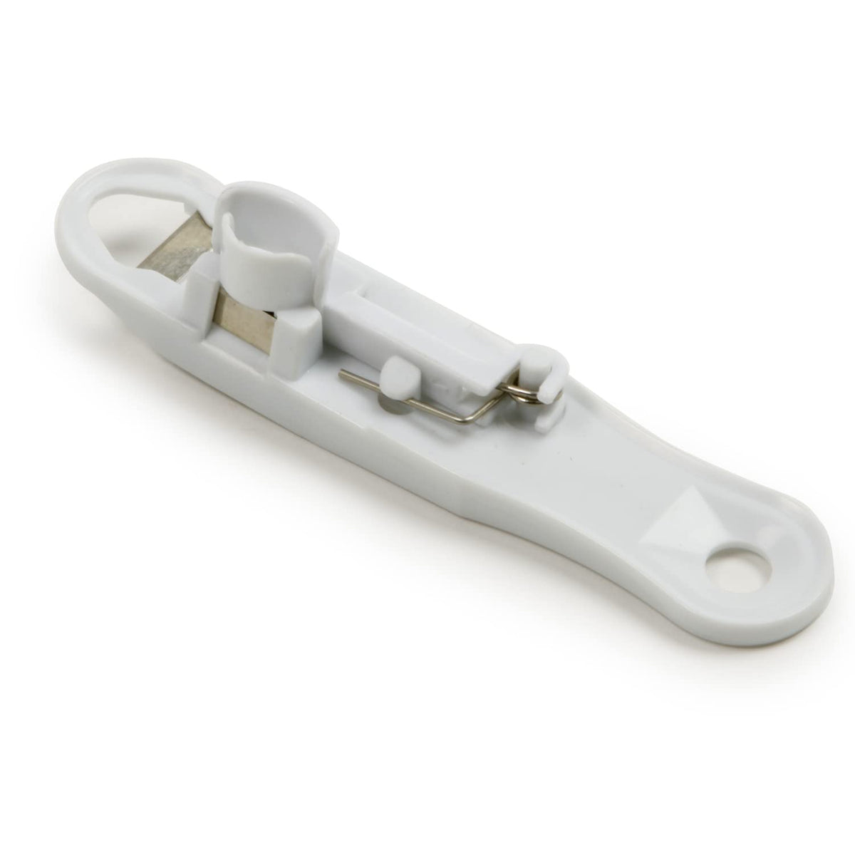Norpro White French Bean Slicer top blade trims beans quickly for prep