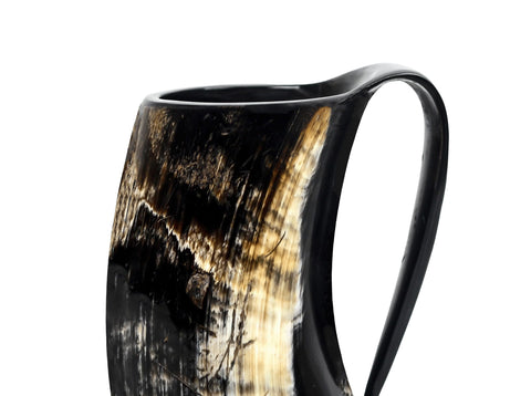 Norse Empire uses ethically sourced ox horn for a unique mug