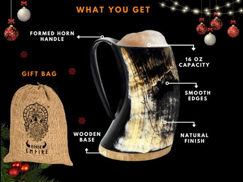 Norse Empire mug includes bottle opener for easy entertaining