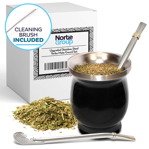 Norte Yerba Mate Cup Kit gift-ready packaging for tea lovers.
