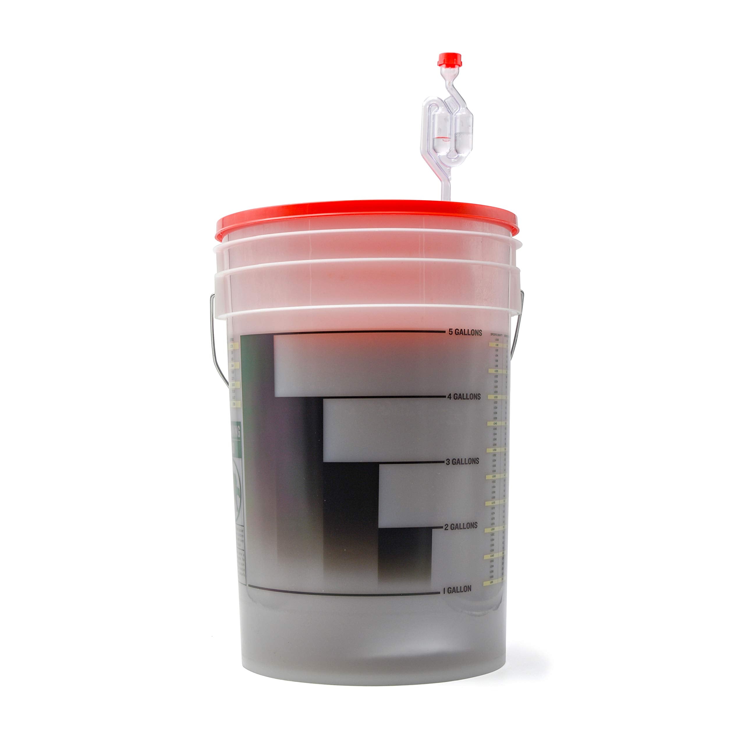 Northern Brewer 6.5-gallon fermentor with spigot enables clean fermentation