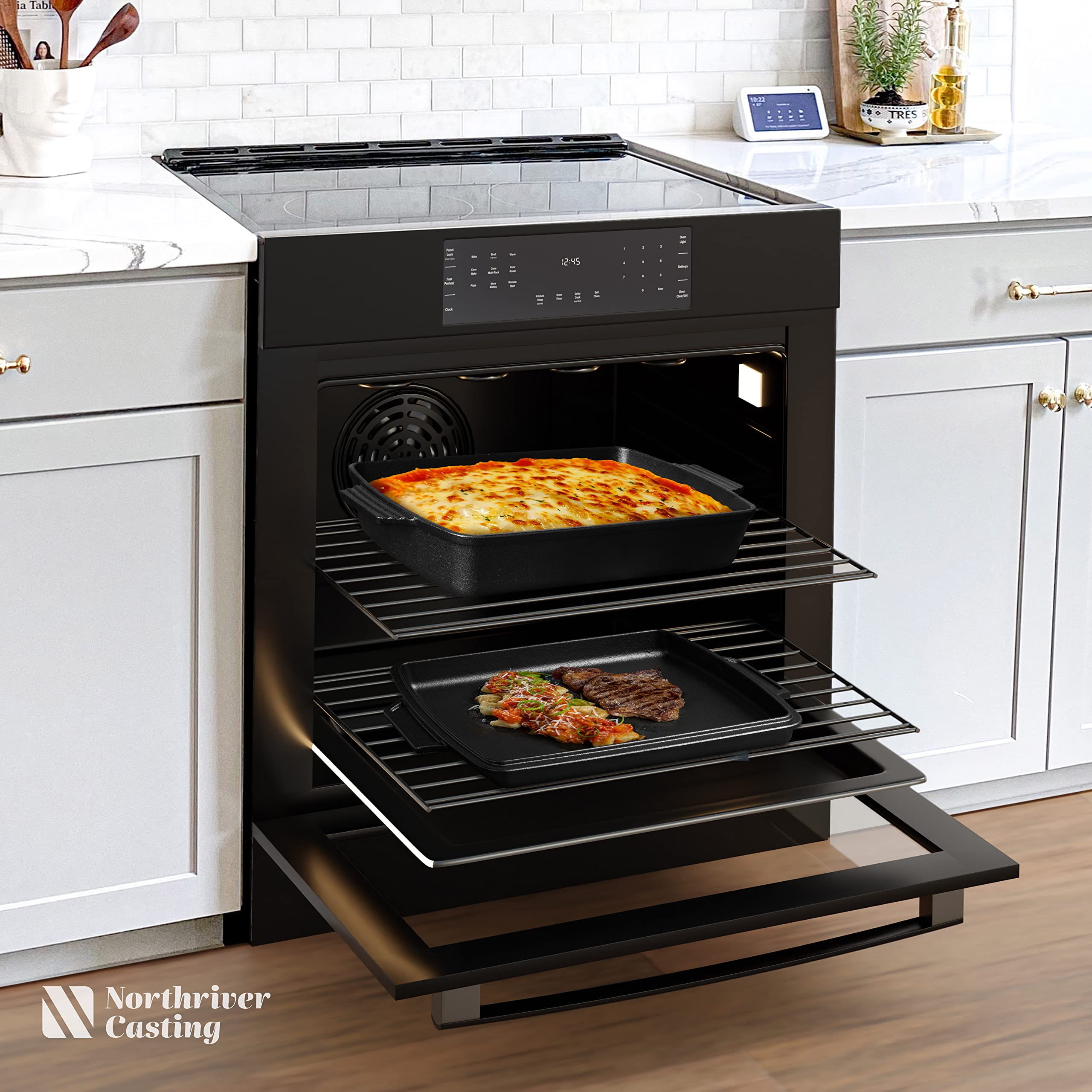 Northriver Casting camp-ready cookware for outdoor grilling and campfires.