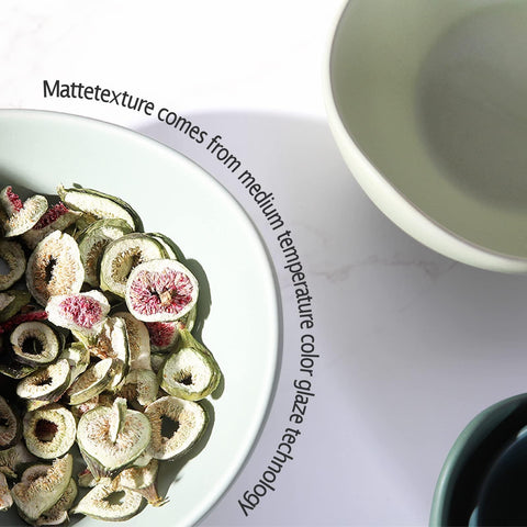 Notakia green angled bowls offer practical prep and serving options.