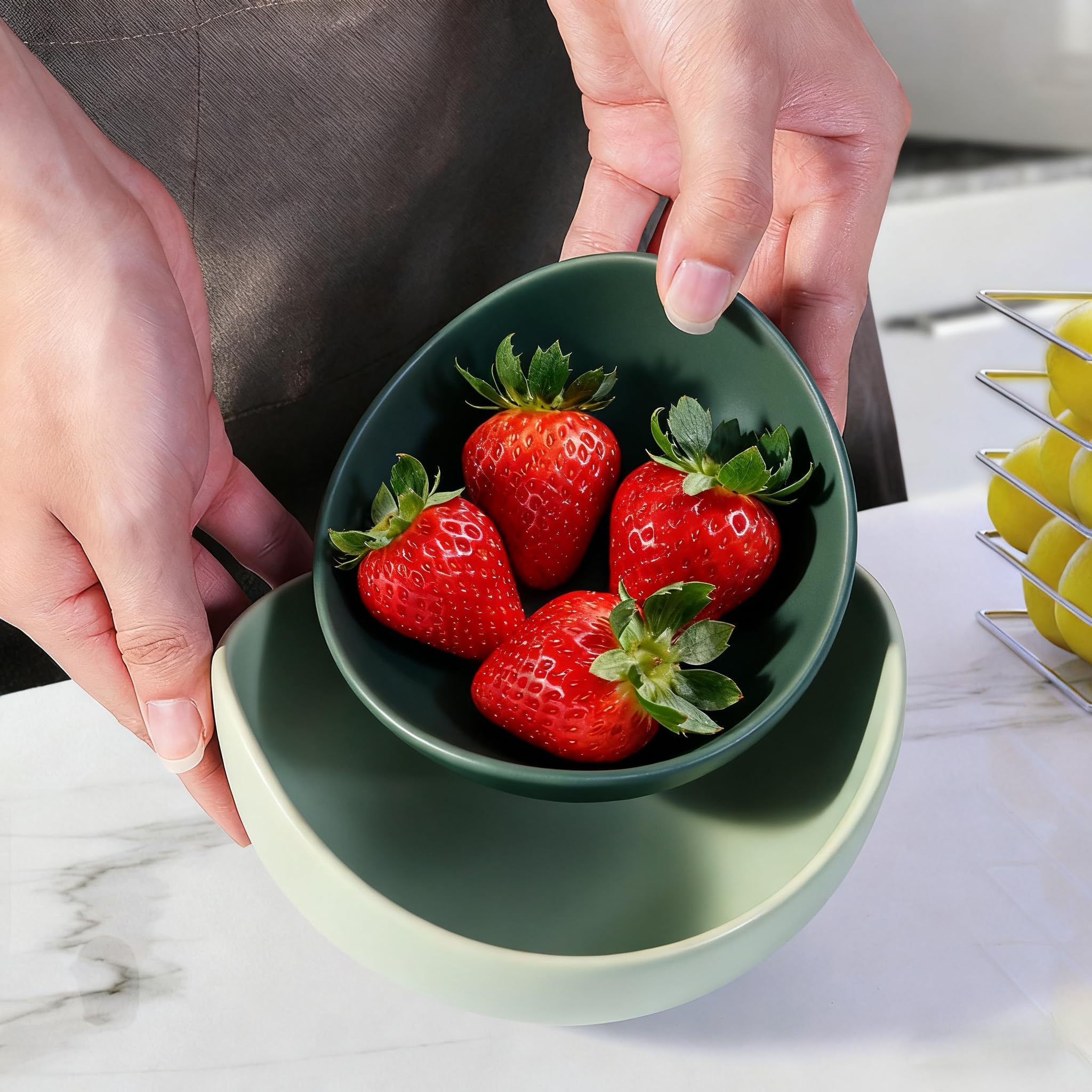 Notakia easy-to-clean finish resists staining compared with plastic.