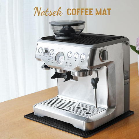 NOTSEK Breville mat with raised lip contains spills and protects counters