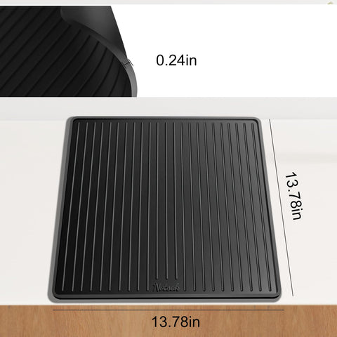 NOTSEK compact silicone mat for small counter spaces and easy cleaning