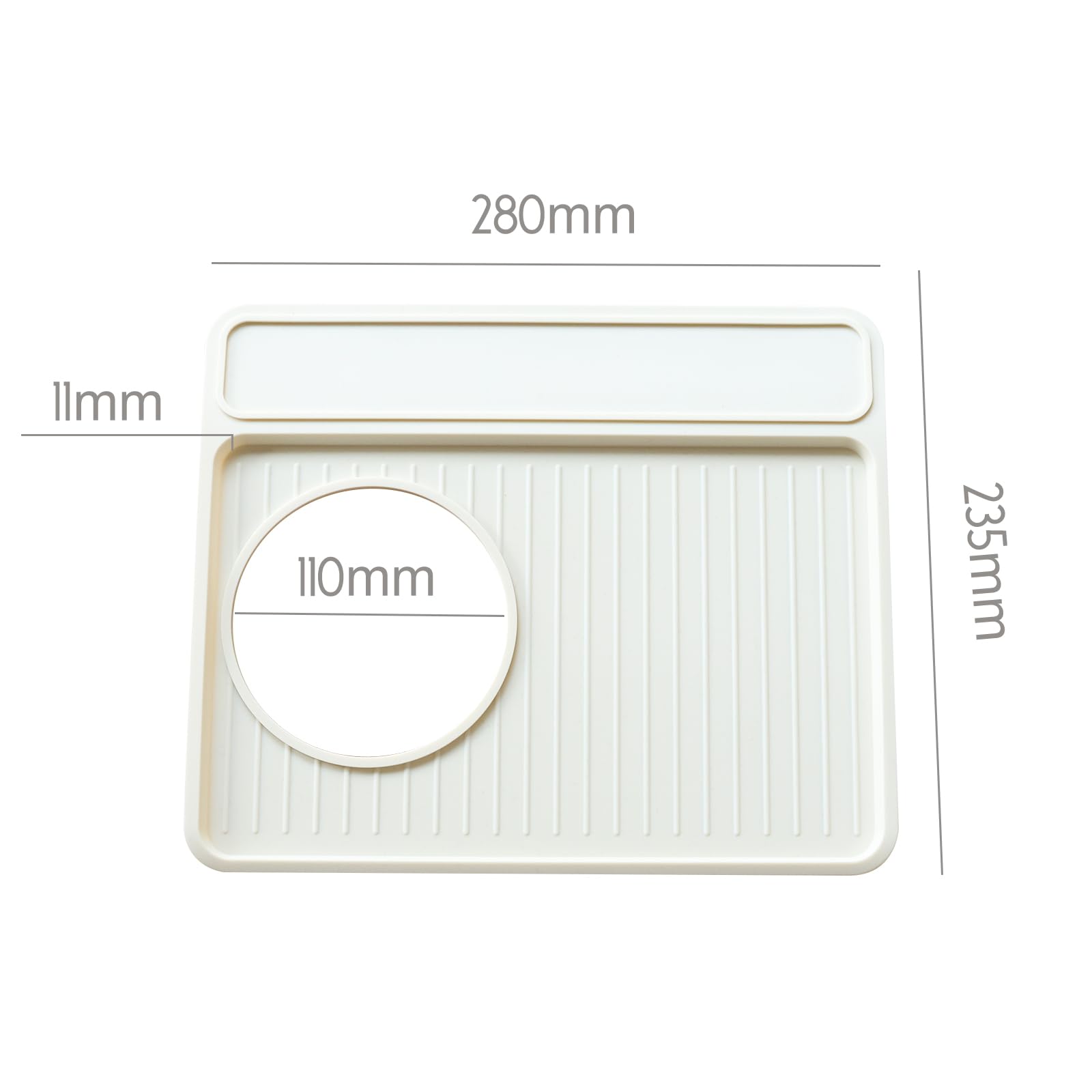 NOTSEK beige tamping mat with color variants for Breville machines