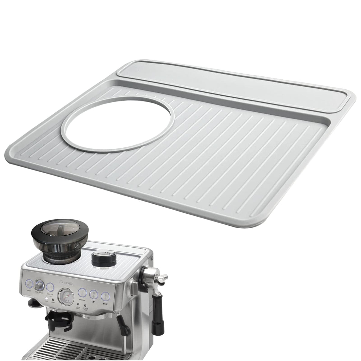 NOTSEK tamping mat for Breville 870/880 keeps accessories organized and safe.