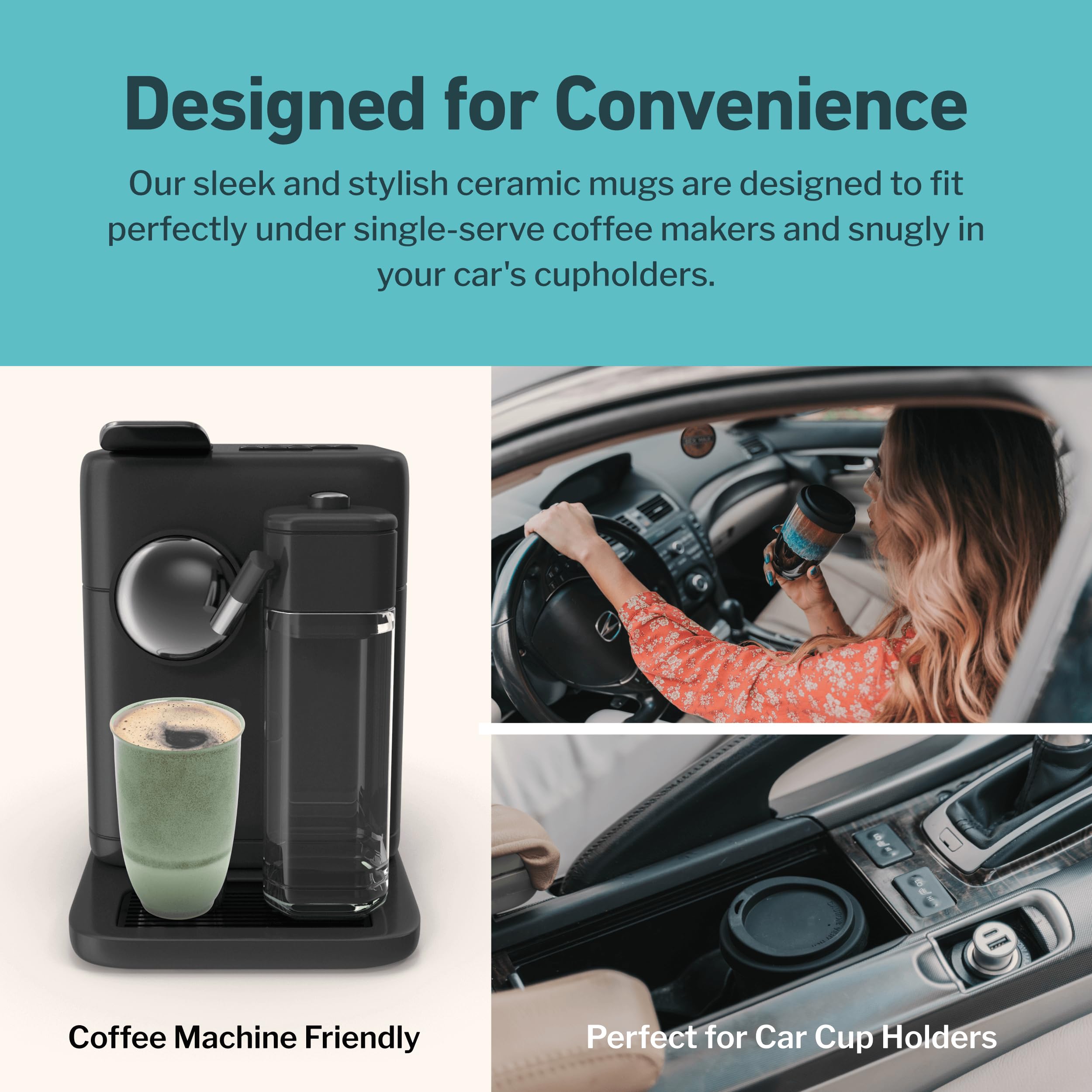Nova Ceramics travel mug offers a reusable eco-friendly option.