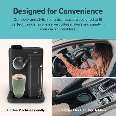Nova Ceramics travel mug offers a reusable eco-friendly option.