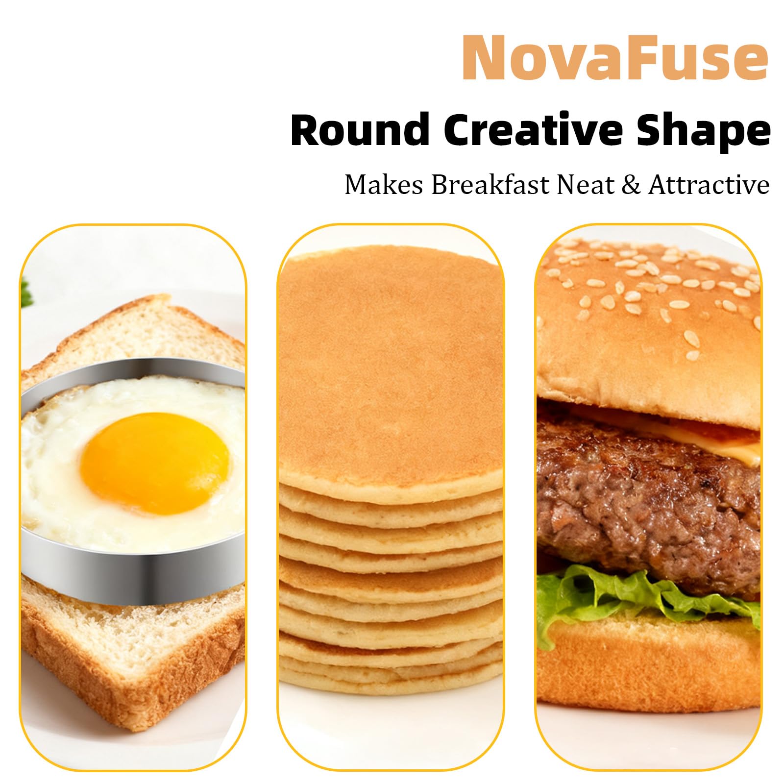 NovaFuse dishwasher safe egg mould offers easy cleanup after cooking