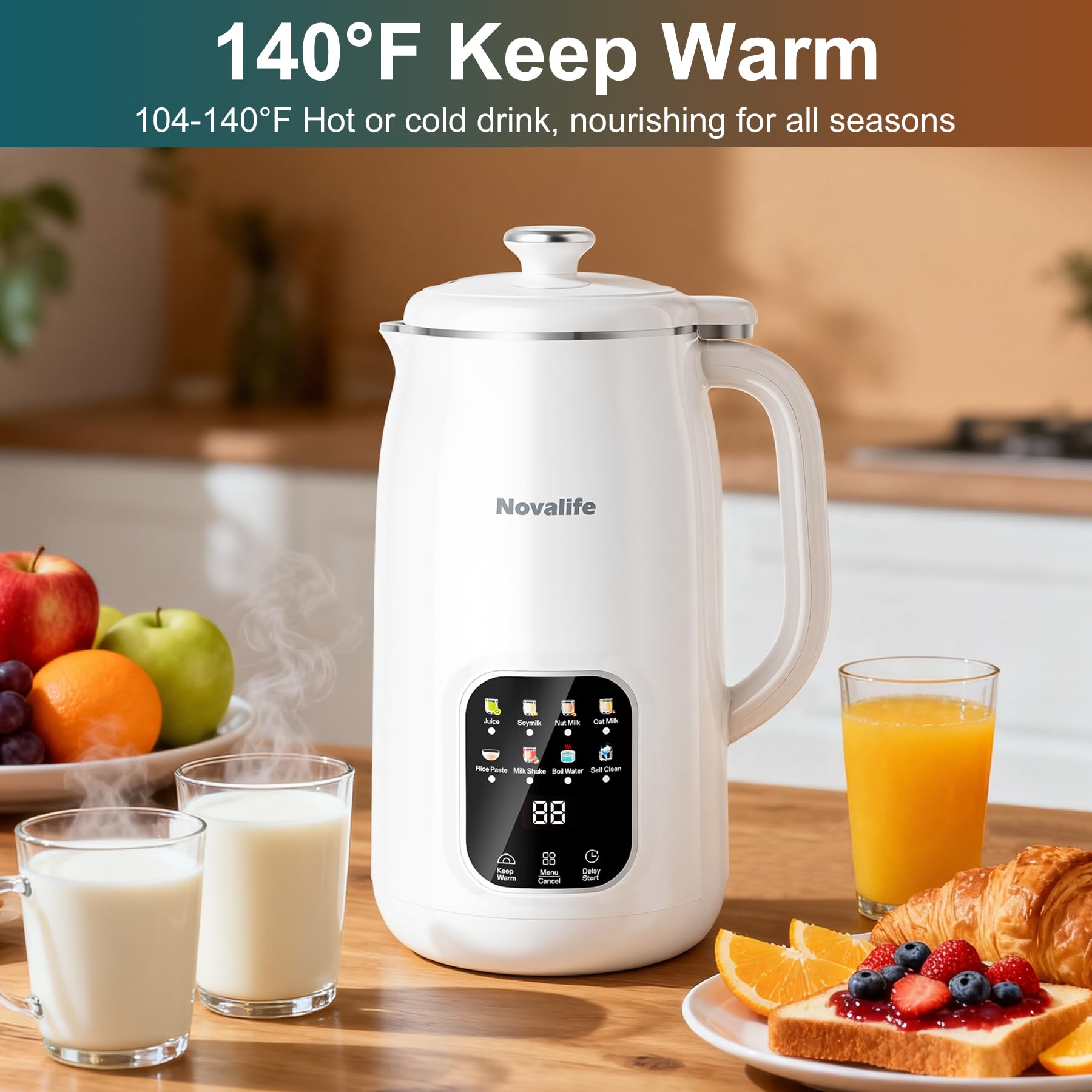 Novalife one touch cleaning system enables easy cleanup